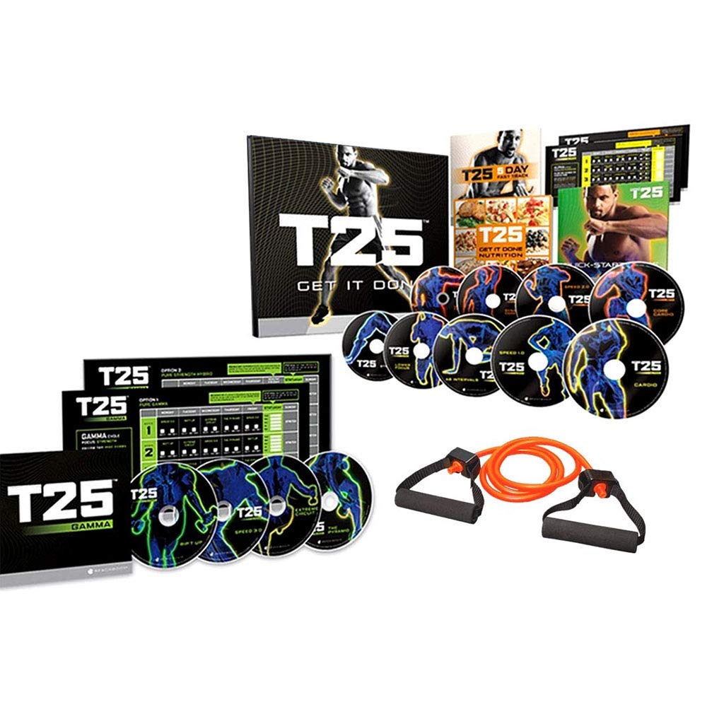 Focus T25 Shaun T DVD Videos,25 Minutes Workouts Fitnes Program